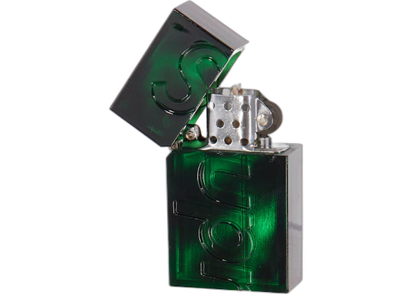 Supreme Tsubota Pearl Hard Edge Lighter (FW21) Green