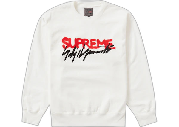 Supreme Yohji Yamamoto Crewneck White - Exclusive Streetwear