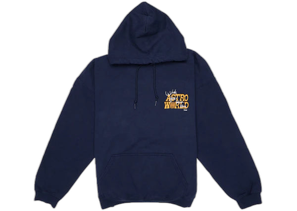 Travis Scott Astroworld Houston Exclusive Hoodie - Blue