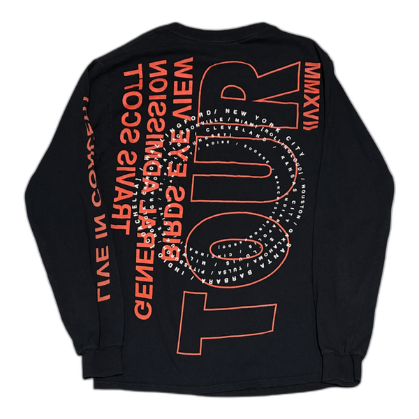 Travis Scott 'Birds Eye View' Black Tee - Pre-Owned