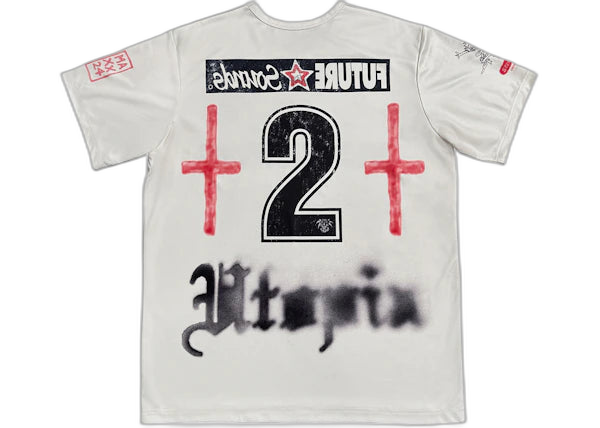 Travis Scott England Soccer Jersey White