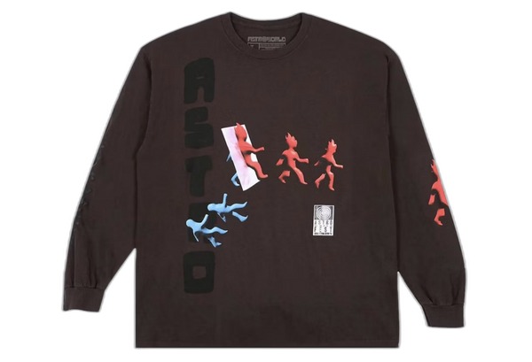 Travis Scott Otherside Long-Sleeve T-shirt Brown