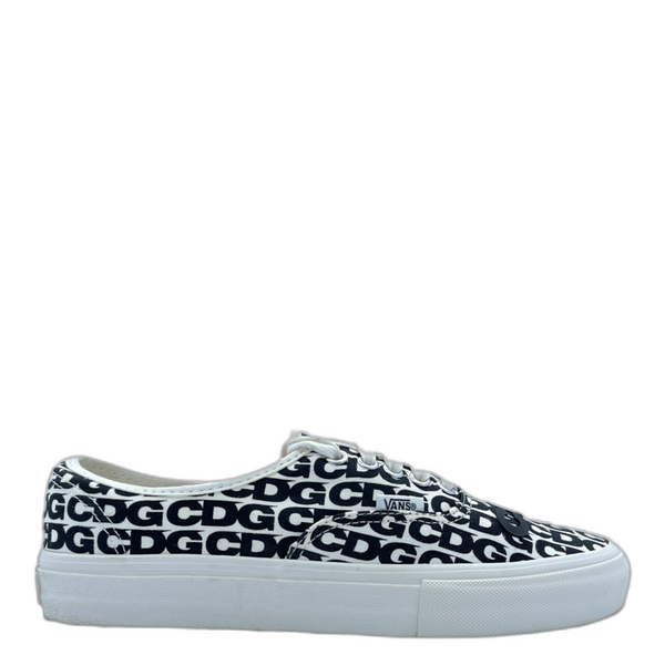 Vans Authentic Comme des Garcons White Heel Tab - Pre-Owned