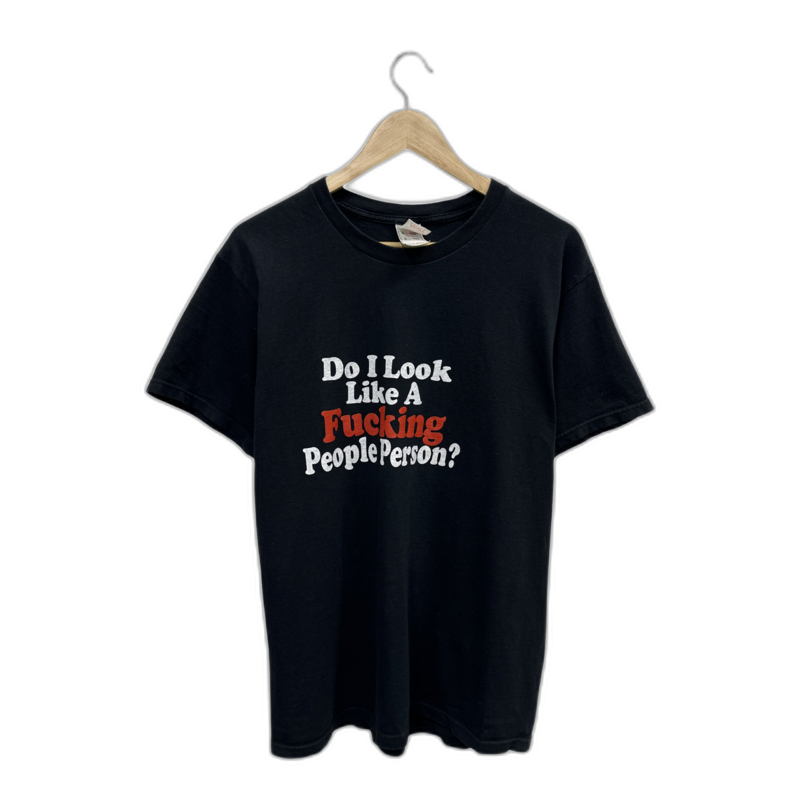 Vintage Do I Look Like a People Person Tee