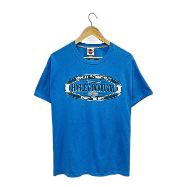 Vintage Harley Davidson Amarillo Blue Tee