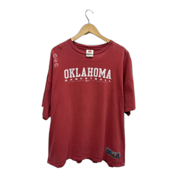 Vintage Nike Elite Oklahoma Sooners Basketball Tee - Pre-Owned XXL