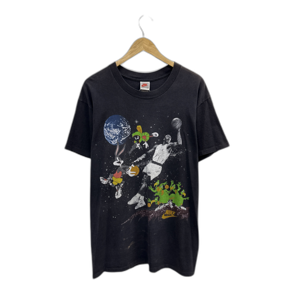 Vintage Space Jam Black Tee - Pre-Owned XL